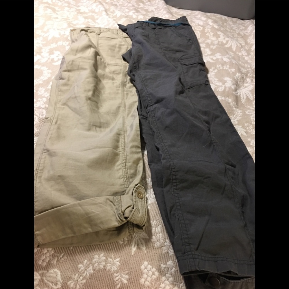 2 or of Eddie Bauer sz 14 khaki-convertible